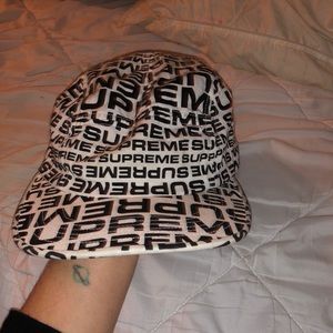 Supreme repeater camp cap